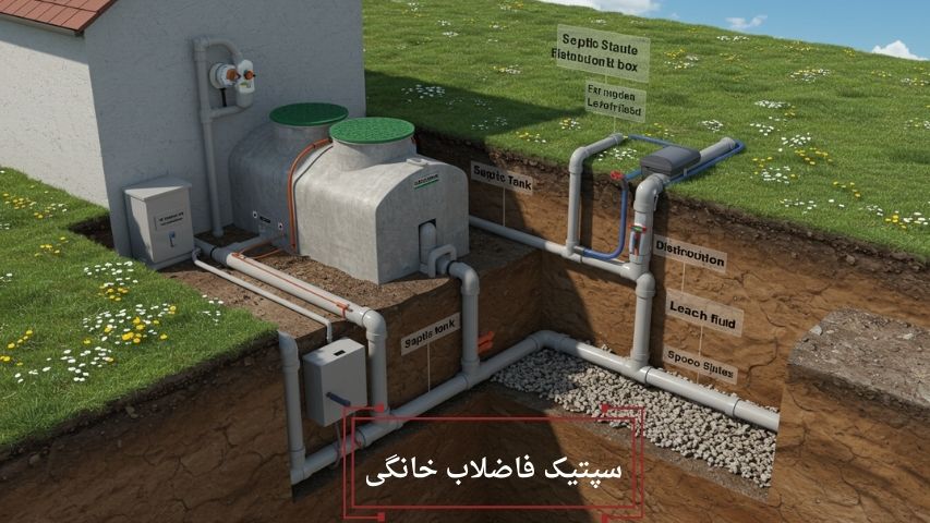 سپتیک فاضلاب خانگی